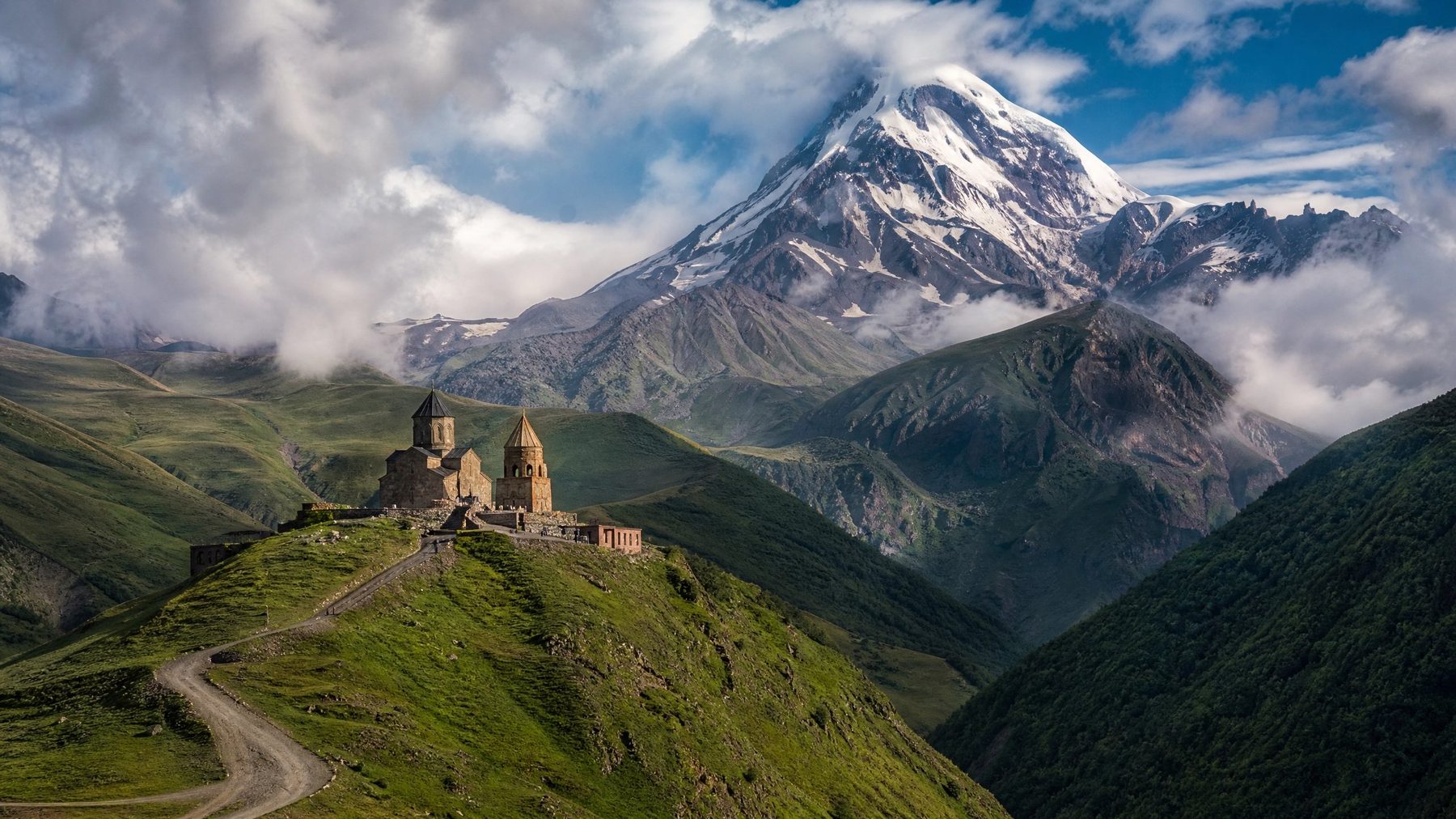 Georgia mountain monastery